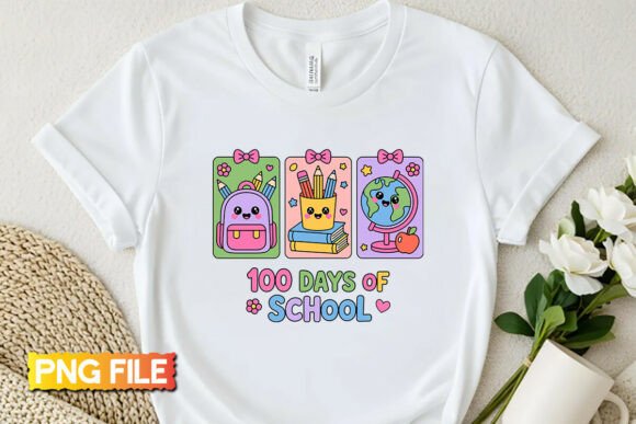 100 Days of School PNG Design: A Versatile Resource for Educators and Creative Professionals
