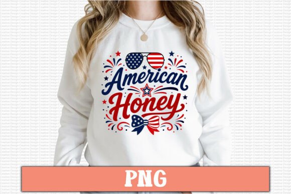 American Honey Free PNG Design