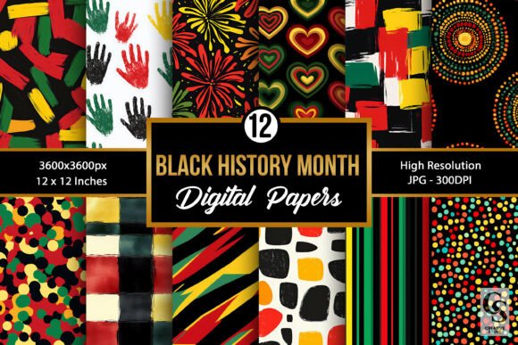 Black History Month Juneteenth Pattern: A Creative Resource for Modern Designers