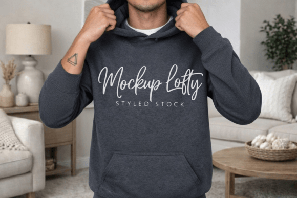 Charcoal Gildan 18500 Hoodie Mockup: A Versatile Tool for Designers and Brands
