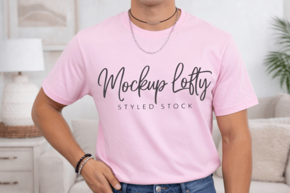 Comfort Colors 1717 Blossom Shirt Mockup: A Versatile Tool for Design Presentations