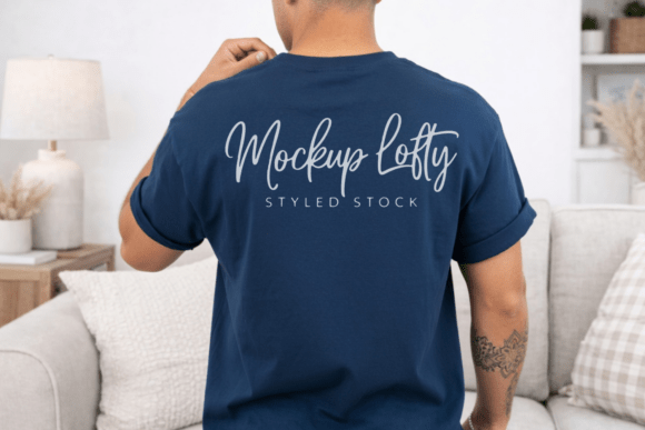 Comfort Colors C1717 Mens Shirt Mockup