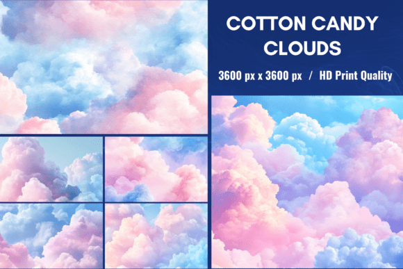 Cotton Candy Clouds