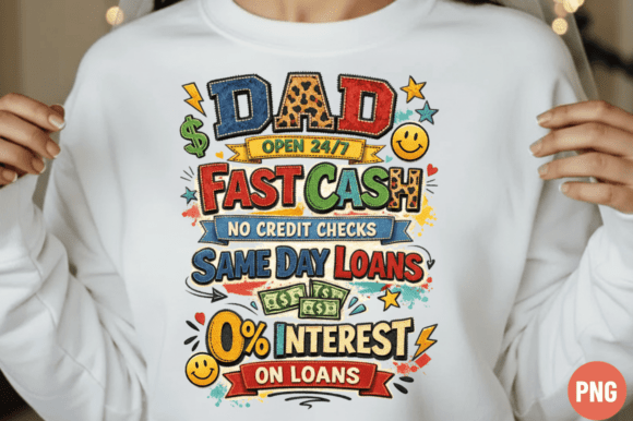 Fast Cash Dad Bank PNG for Creative Projects