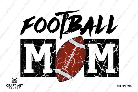 Football Mom PNG for Sublimation: A Versatile Design for Sports Enthusiasts