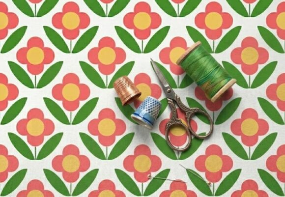 Light Symmetrical Floral Pattern: Elegant, Versatile Design for Real-Life Creative Projects