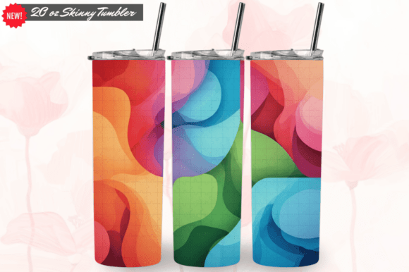 Rainbow Colorful Stained Glass Tumbler: A Stylish Choice for Custom Drinkware