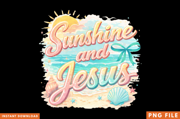 Sunshine and Jesus PNG Design: A Versatile Tool for Creative Expression