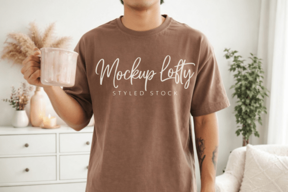 The Espresso C1717 T-shirt Mockup 4: Elevating Your Brand with Professional Design Tools