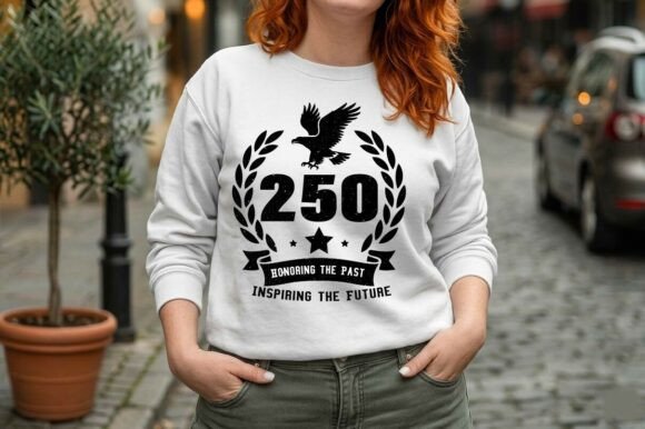 Vintage USA 250 Years Semicentennial SVG
