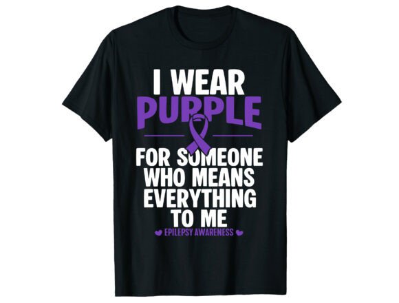 Wear Purple Epilepsy Awareness T-Shirt: A Symbol of Support and Advocacy